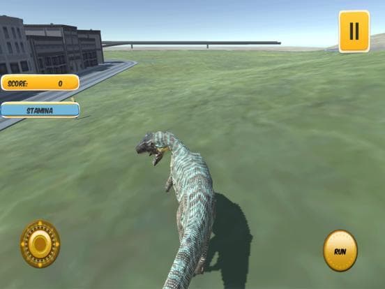 City Dino Chase Sim 3D: Free Play Game 2016 screenshot 6
