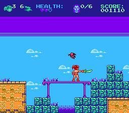 Eyra, the Crow Maiden NES ROM screenshot 2