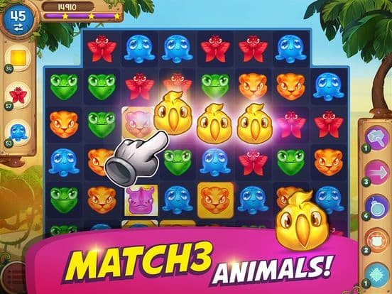 Animal Drop Safari - Match 3 screenshot 2
