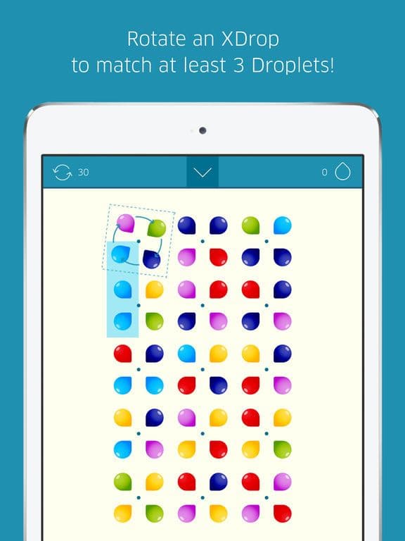 XDrops - Color Matching with a Twist! screenshot 2