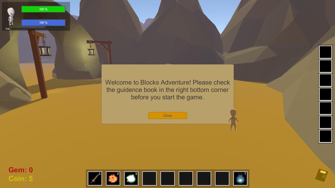 Blocks Adventure (BackToShade) screenshot 2
