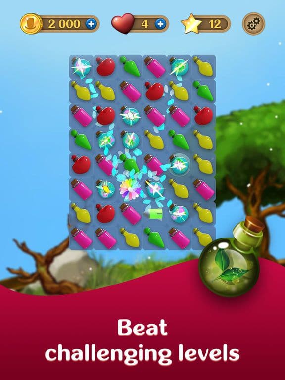 Alice in Wonderland AR match-3 screenshot 3