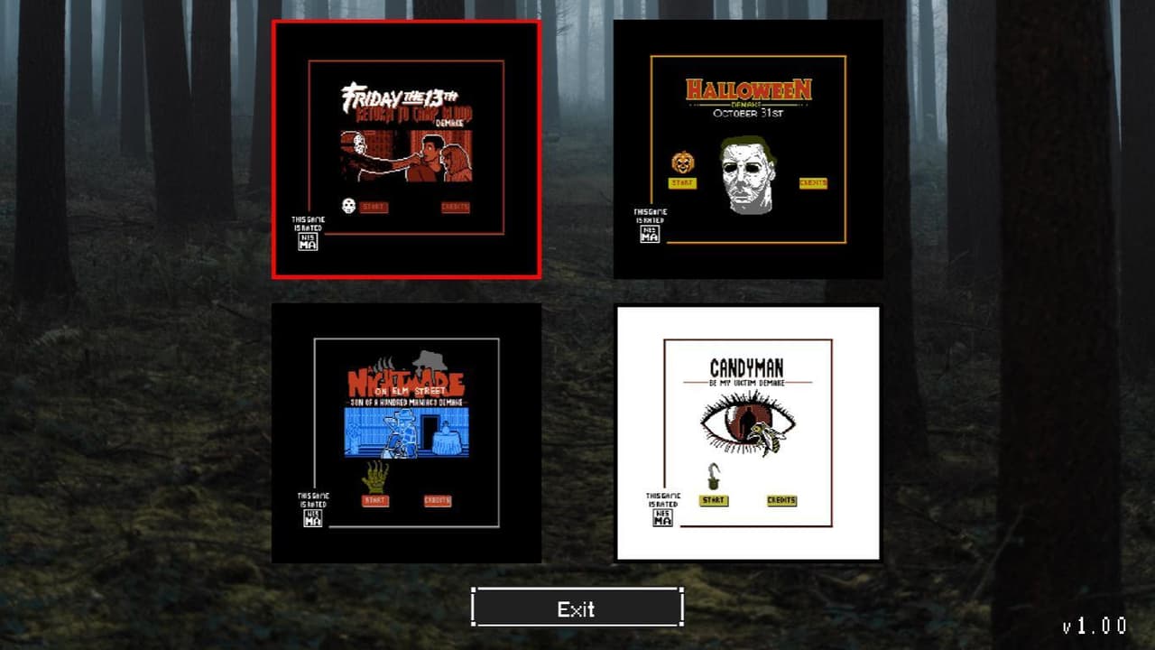 8-Bit Slasher 4-in-1 Horror Demakes screenshot 2