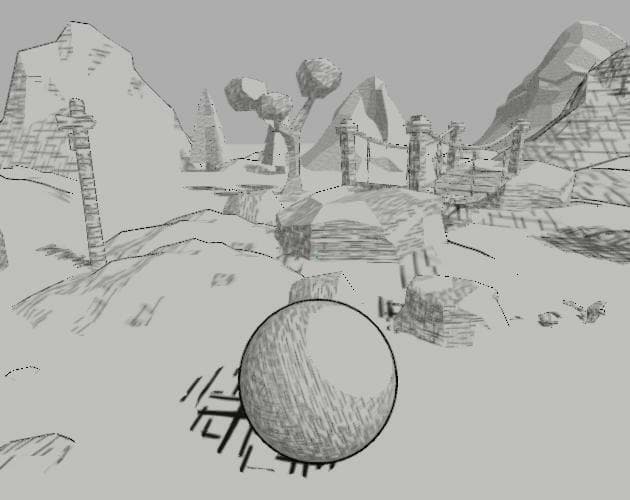Pen & Ink Shader - Godot
