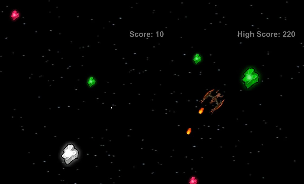 Asteroids (itch) (mynk98) screenshot 2
