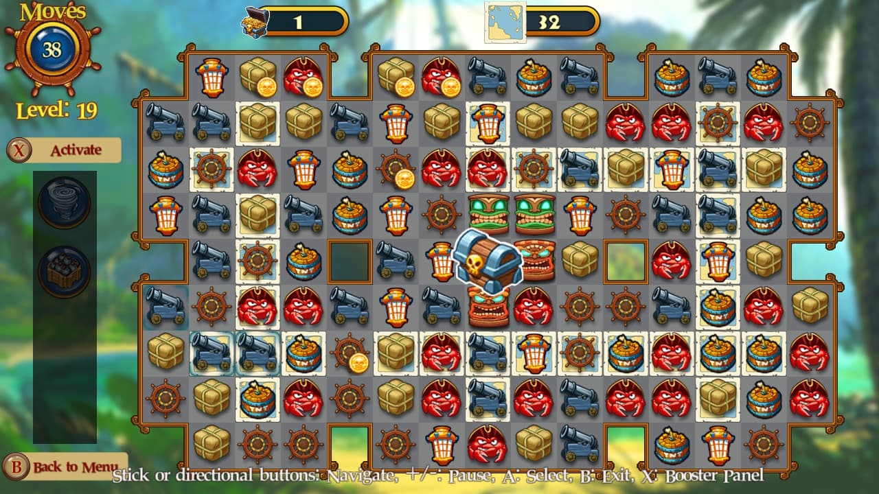 Match Three Pirates II screenshot 4