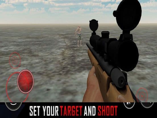 Real Brave Sniper VS Zombies screenshot 2