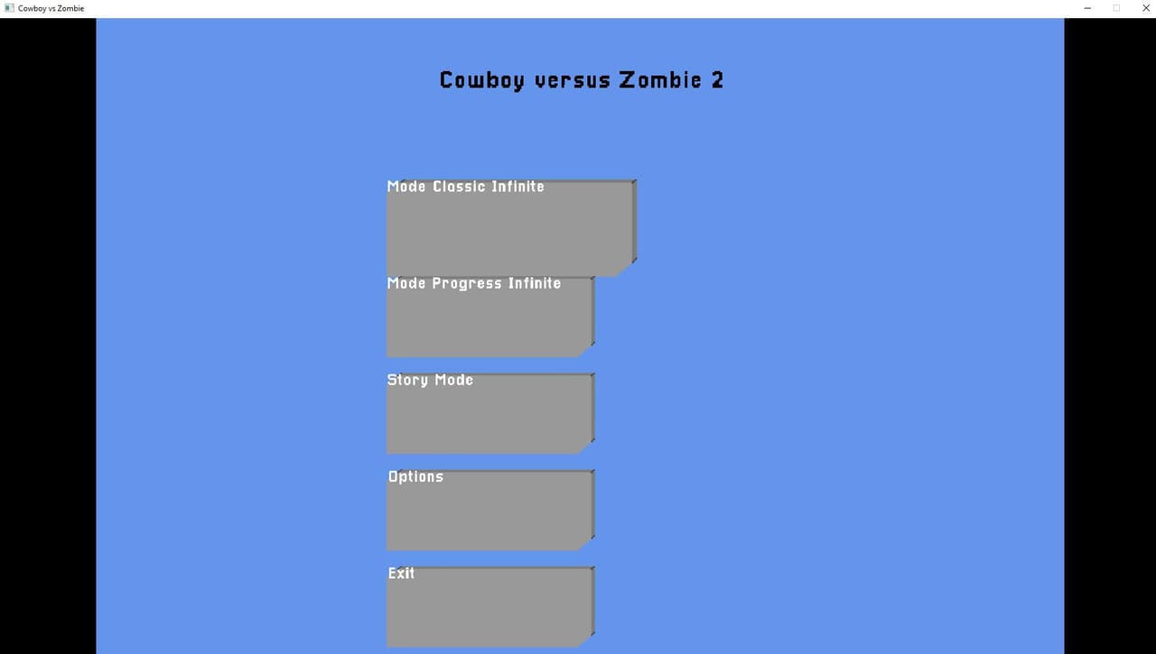 Cowboy versus Zombies, MigthyCode version screenshot 2