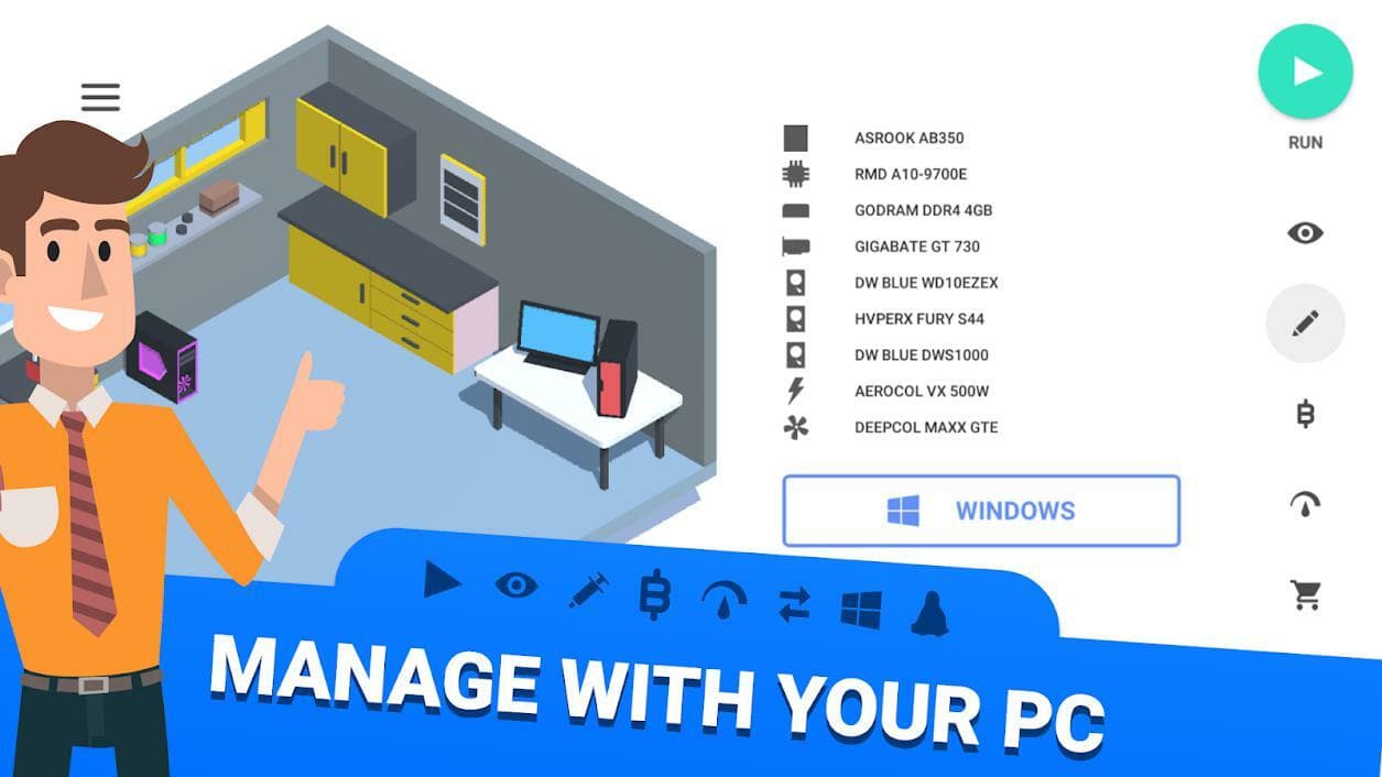 PC Creator - PC Building Simulator (itch) screenshot 4
