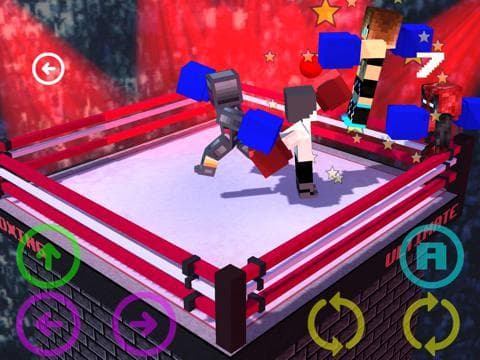 Blocky Boxing Match 3D - Endless Hunter Survival Craft Game (Free Edition) screenshot 4