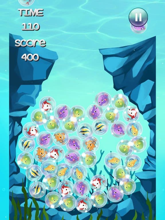 Bubble Fish Mania PRO - Full Underwater Puzzle Match Blast Version