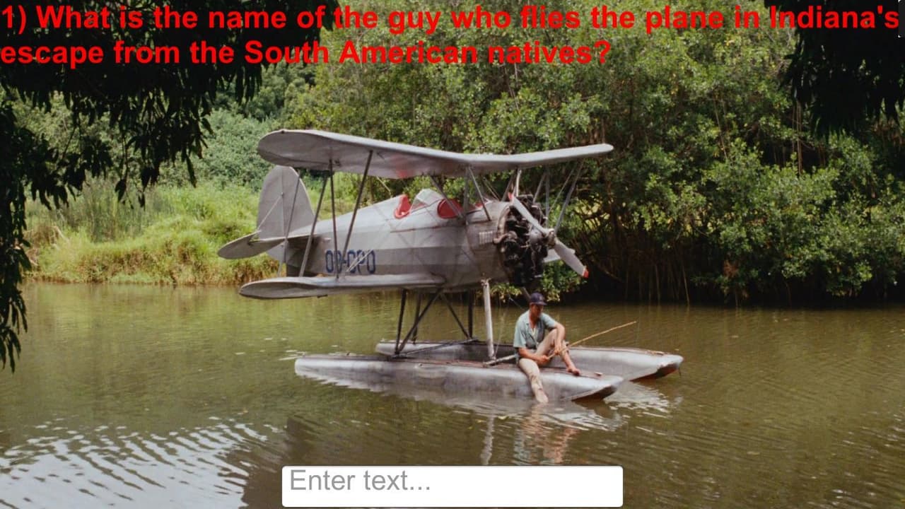 Indiana Jones Trivia Game