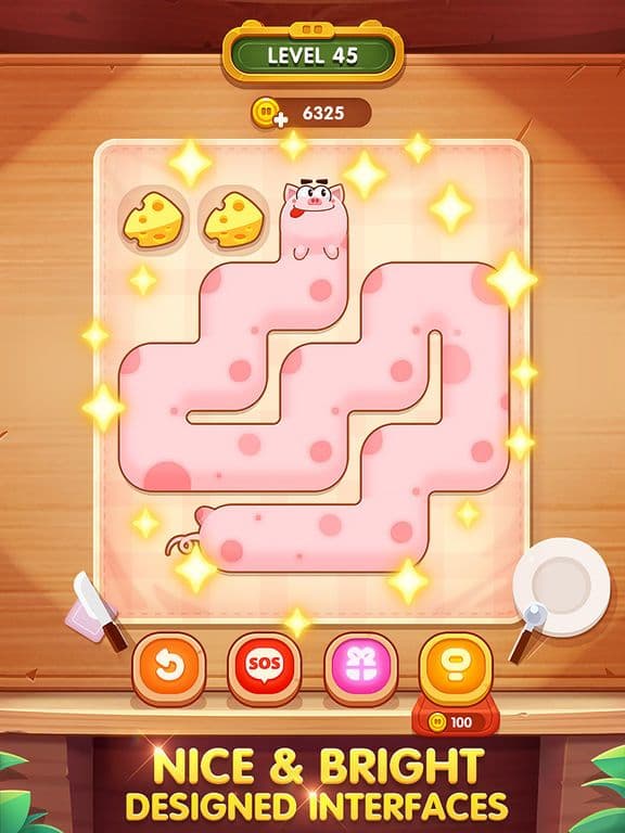 Foodie - Fill One Line Puzzle screenshot 3