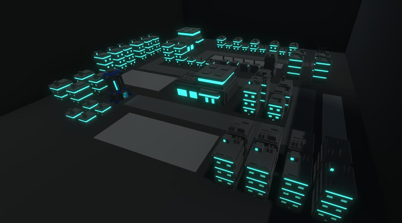 Neon Robot: Tower Defense screenshot 5