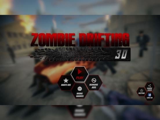 Zombie Car Drifting 3D screenshot 6