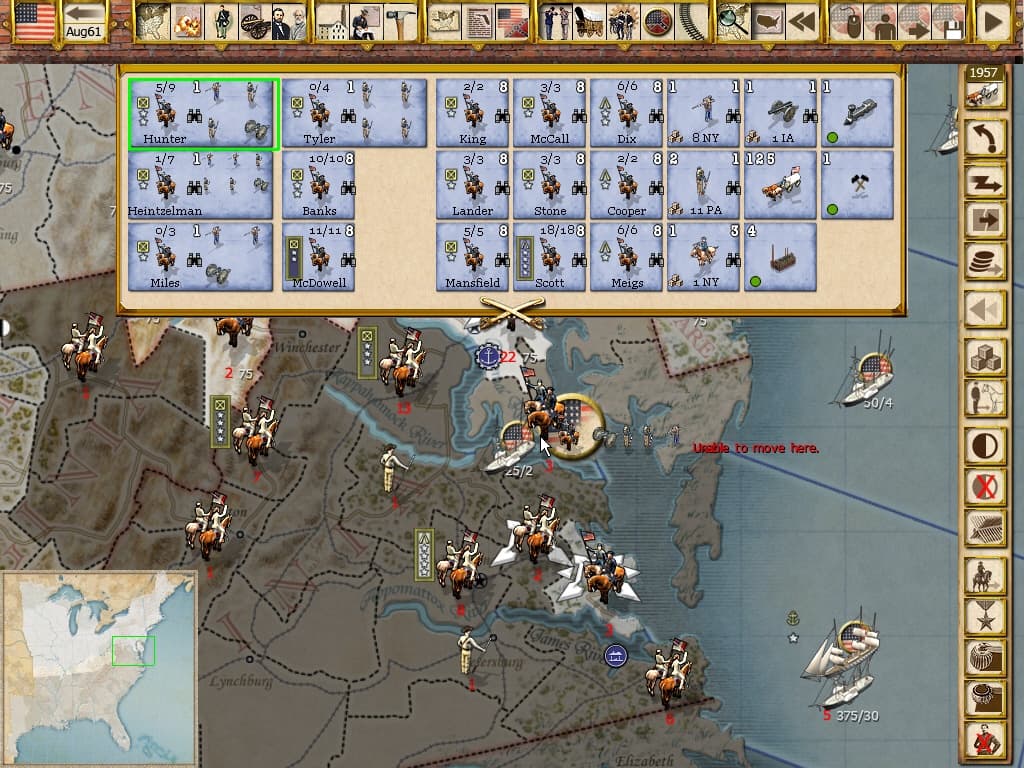 Gary Grigsbys War Between the States screenshot 2