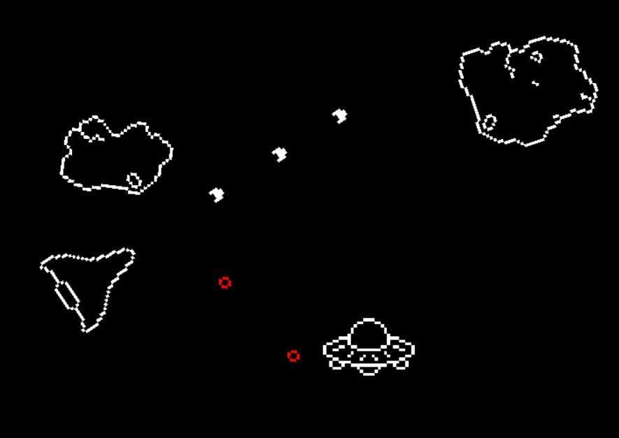 Casual space shooter game