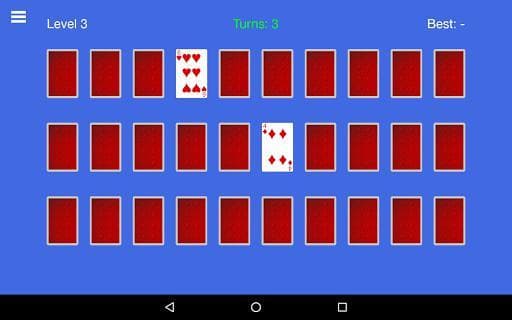 Match Two Cards - Brain Test