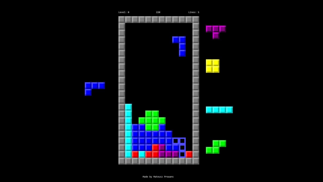 Console Tetris (Osicat) screenshot 4