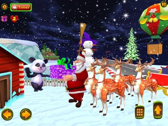 Santa Christmas Infinite Track screenshot 5