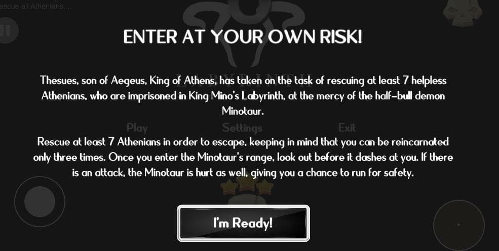 Labyrinth (itch) (KingMinosLabyrinth) screenshot 3