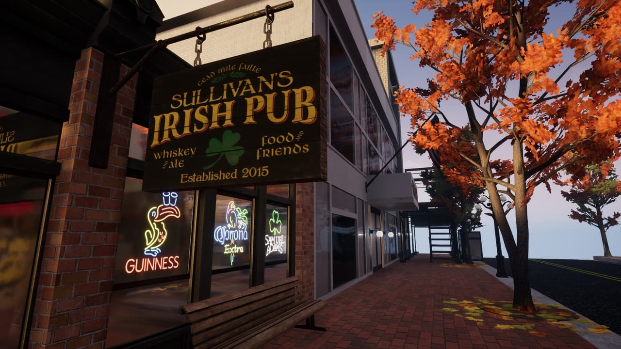 UE4 Virtual Diorama - Downtown in the Fall screenshot 2