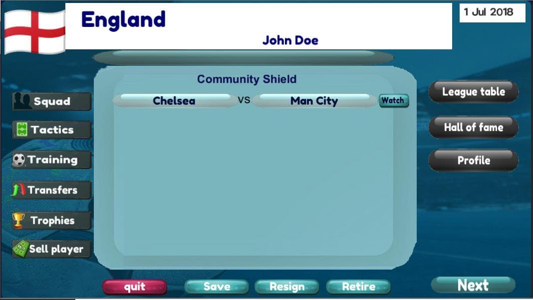 Tattorn Football Manager 3d screenshot 3