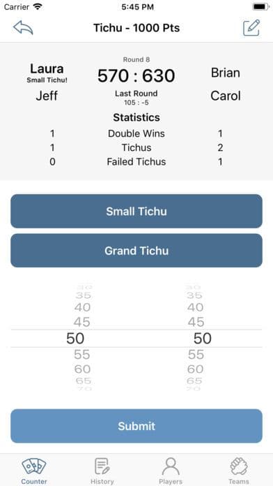 Tichu-Counter screenshot 2