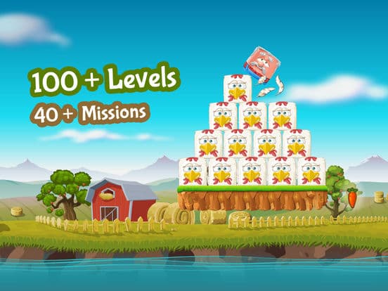 Square Borne Farm Free - Fun Physics for Everyone! screenshot 2