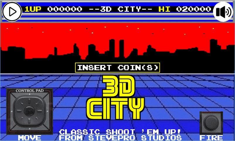 Retro 3D City screenshot 2