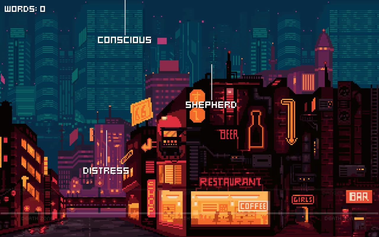 Falling words screenshot 4