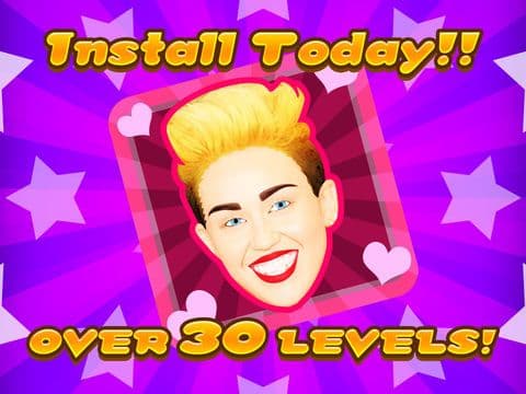 Puzzle Games Miley VS Kim Celebrity Tile Match FREE