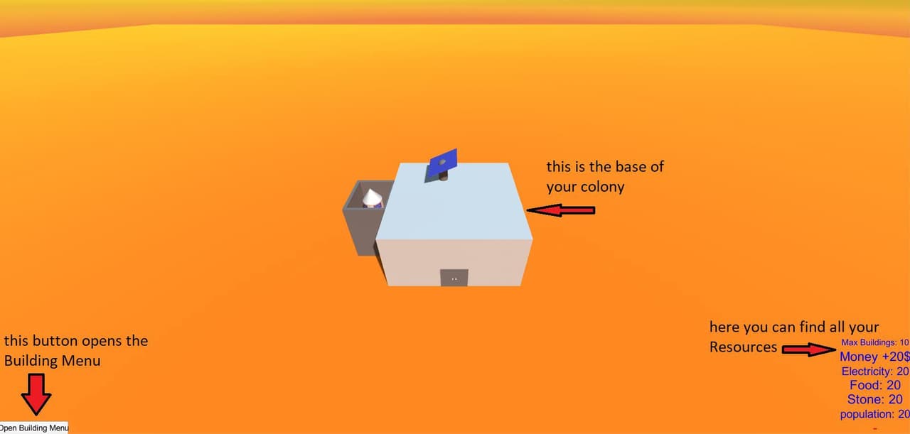 Mars building game (Alpha 0.1) screenshot 3