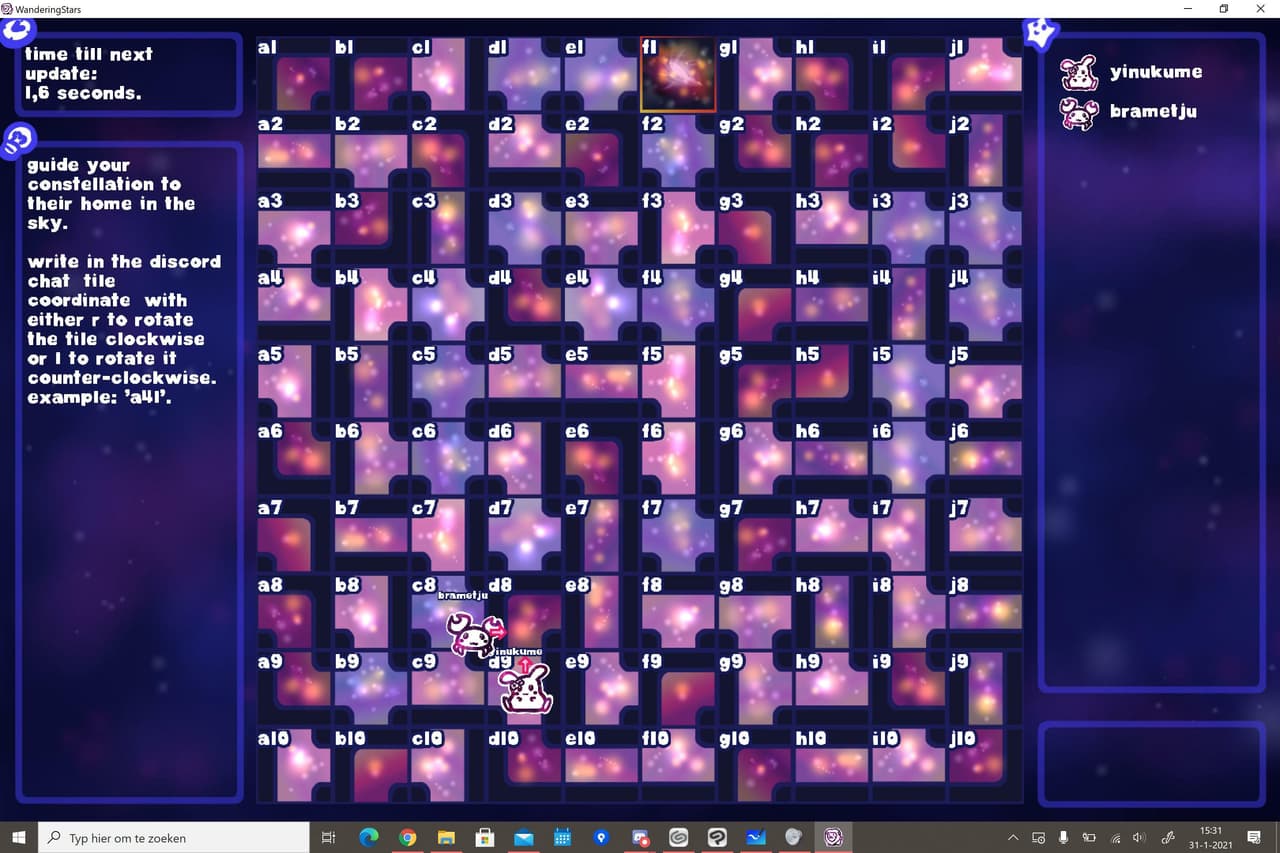 Wandering Stars (itch) screenshot 2