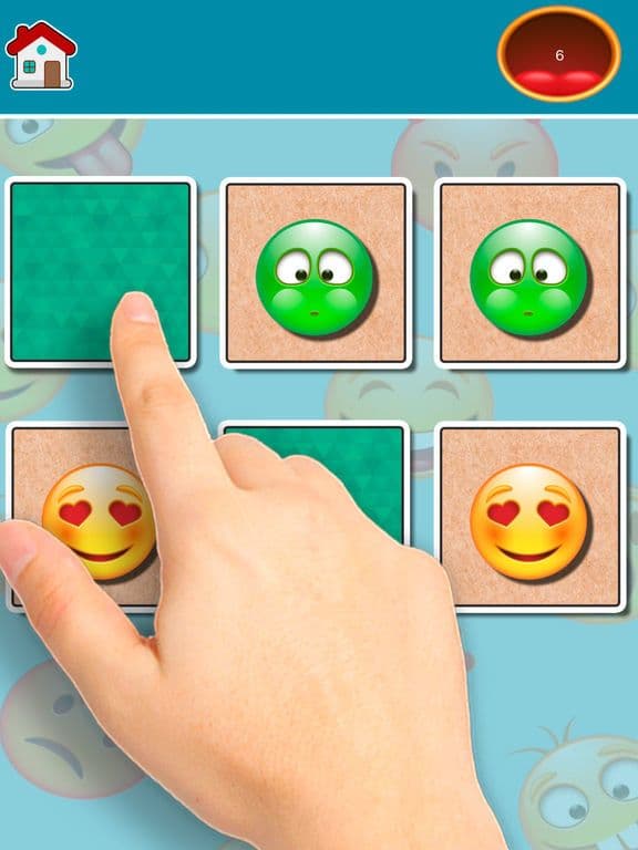 Emojis Find the Pairs Learning & memo Game screenshot 5