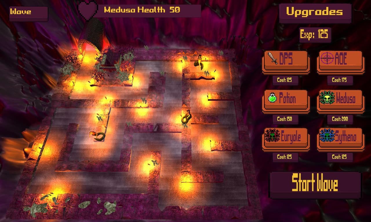 Medusa TD screenshot 2