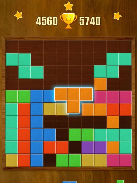 Wood Puzzle: Fill Wooden Block
