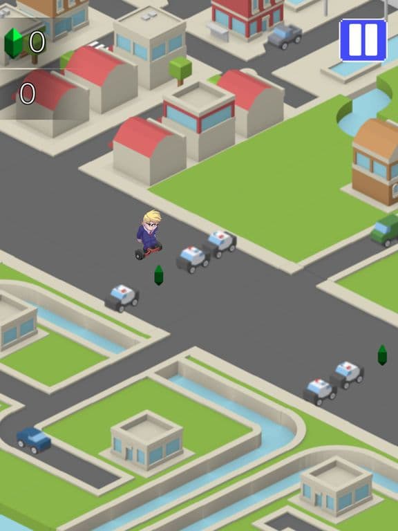 Trump Hoverboard Sim - Mannequin Race Challenge screenshot 2