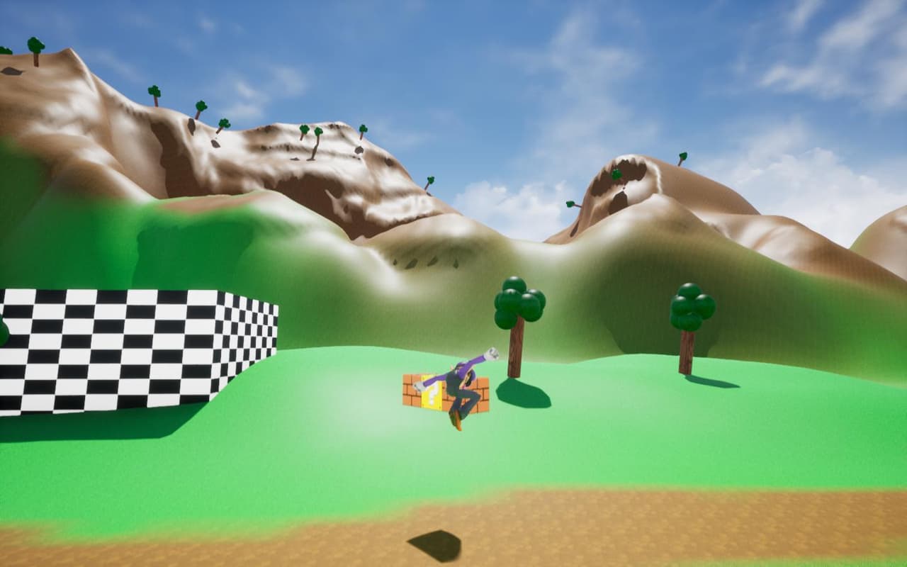 Waluigi Blows Up Nintendo Headquarters (Tech Demo) screenshot 2