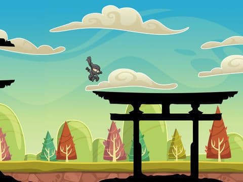 Jumping Ninja: Rooftop Run screenshot 4