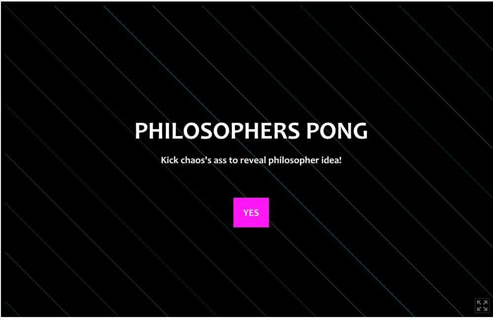 Philosophers Pong screenshot 2