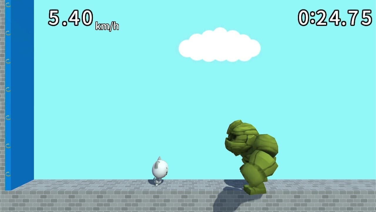 Risk your life to get your dinner back -Nyanzou action game