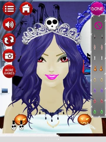 A Pretty Vampire Girl Makeover - Spa MakeUp Salon Free screenshot 4
