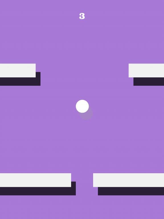 Dash Up ballz - flappy tennis screenshot 3