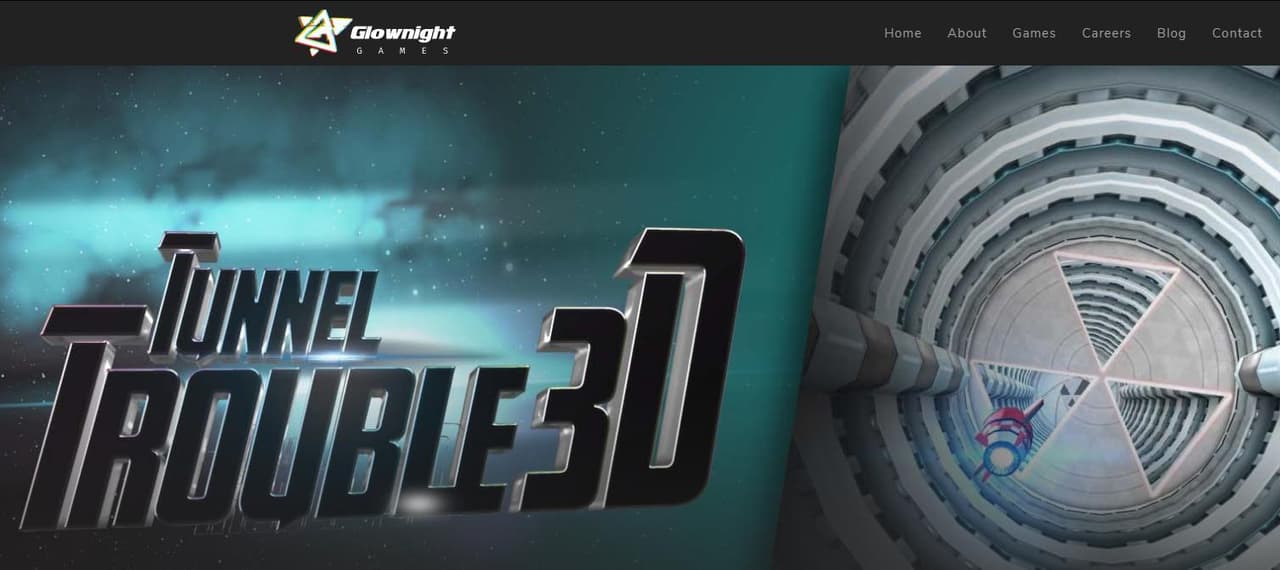 Tunnel Trouble 3D - Space Jet Game