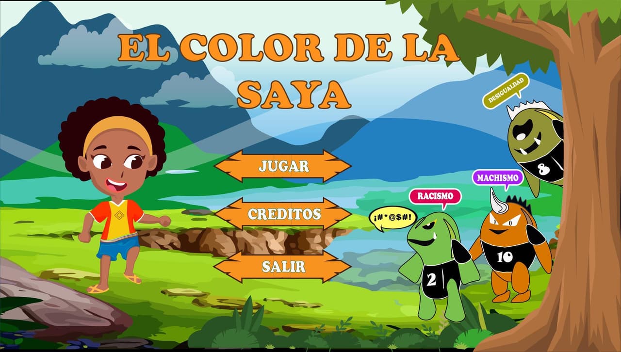 El color de la saya