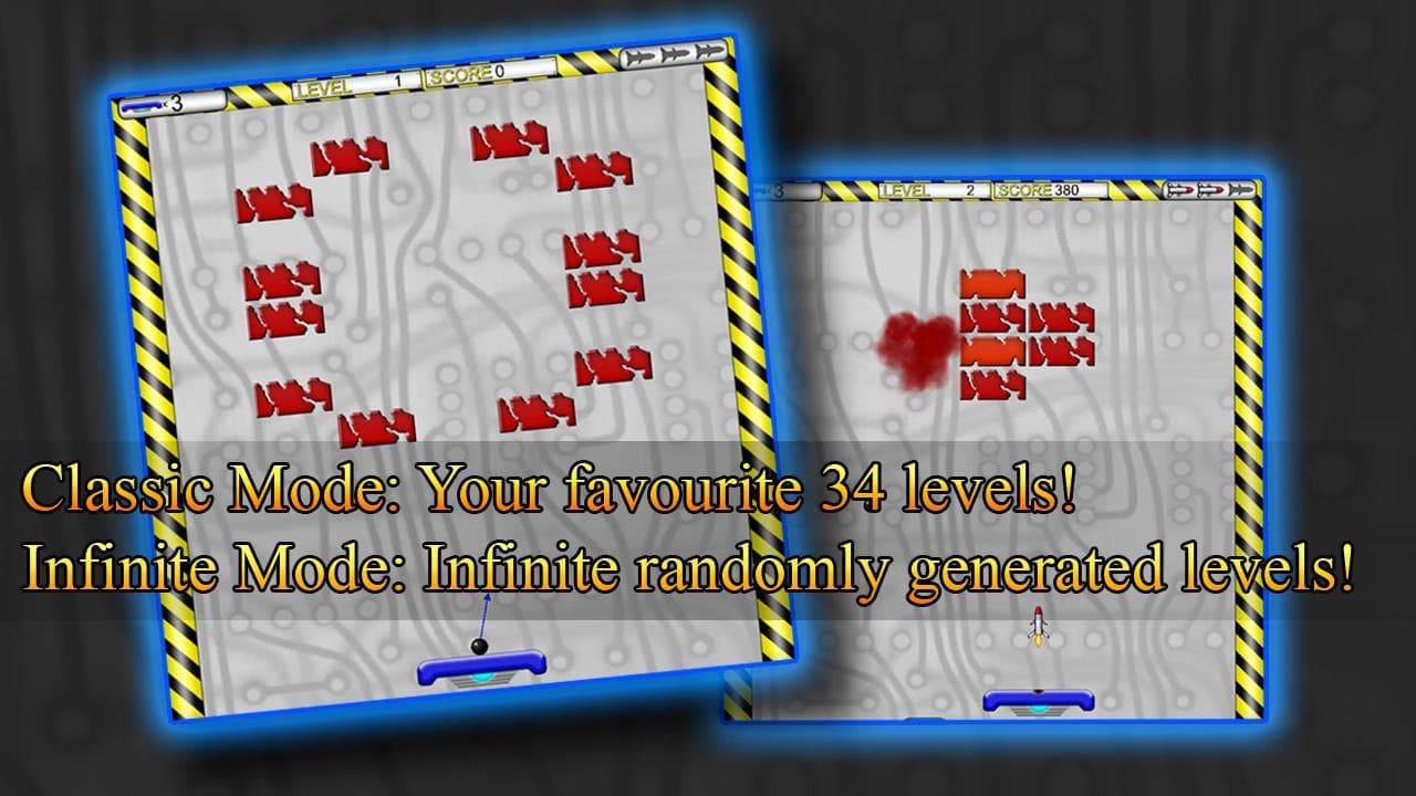 Brick Breaker Remix screenshot 2