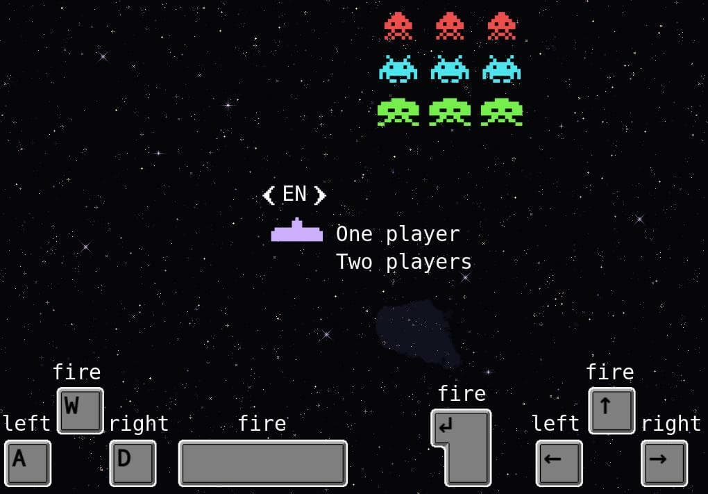 Space Invaders (itch) (Frunit) screenshot 2