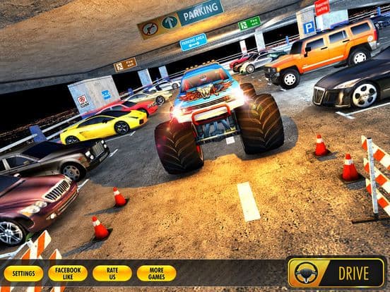 Multi Storey Monster Truck Parking Simulator 2017 screenshot 2