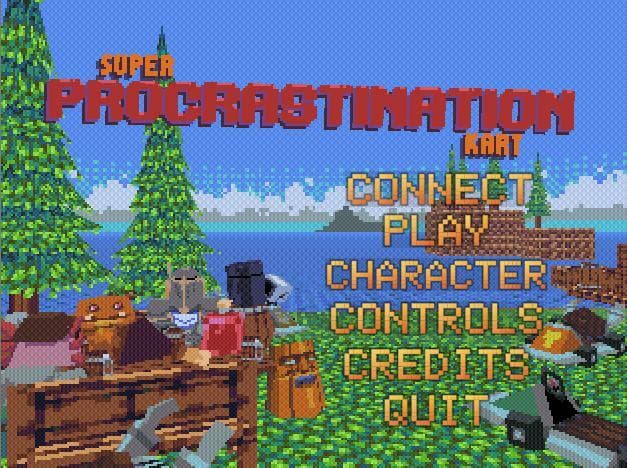 Super Procrastination Kart screenshot 2